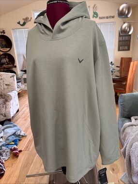 Callaway Sage Green Hooded Pullover